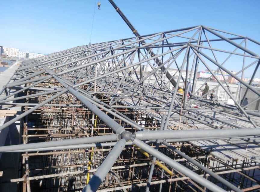 南岸商贸城屋顶网架工程